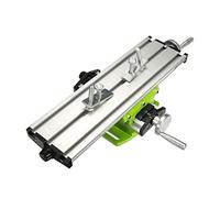 Tavolo composto multifunzionale Tavolo di lavoro a slitta incrociata Piano di lavoro for fresatura Banco di foratura Multifunzione Regolabile XY,Facile da usare