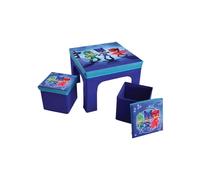 Tavolo con 2 sgabelli da stivaggio - FUN HOUSE - PYJAMASQUES - 40 x 50 x 50 cm