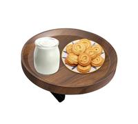 Tavolo con braccio per divano - Design a clip stabile, vassoio per divano portatile, supporto snack compatto, opzione di archiviazione a distanza versatile | pratico accessorio laterale