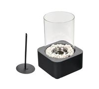 Tavolo Con Braciere A Gas Da Esterno - Mini Riscaldatore Con Funzionamento A Propano Per Campeggio E Giardino, Braciere Portatile Come Fonte Di Calore E Luce D'atmosfera Per Aree Esterne Per Picnic Ne