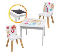 LIBROLANDIA Giocheria GGI190282 A di Arte - Tavolo con Lavagna e 2 Sedie Sirena
