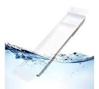 Tavolo con vassoio per vasca: vassoio per vasca in PP, tavolo da bagno retrattile, carrello per vasca regolabile, ripiani estensibili per vasca, vassoio da bagno, regali per tenere portasapone, esp