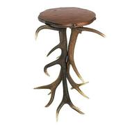 Tavolo con vere corna di cervo. 45x45cm x H 72cm - 116616
