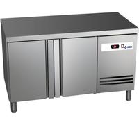 Tavolo congelatore KBS senza schienale 2 porte 1342x700x850 mm raffreddamento a convezione