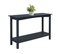Tavolo Console Esterno 48'' Antipioggia con 2 Ripiani, Tavolo Laterale Stretto Multifunzione in HIPS Credenza, Bar, Mobile da Ingresso, Portico, Giardino o Interni Scaffale Organizzatore per Piante
