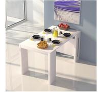Tavolo Consolle Allungabile 80/186x45/80x76 Bianco Extend Terraneo