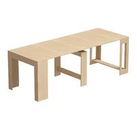 Tavolo Consolle Allungabile Design Moderno 48-240x90x78 cm Legno Chiaro DecHome