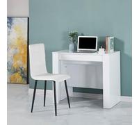 Tavolo consolle colore bianco 90x50 cm allungabile a 3 metri - Ofelia