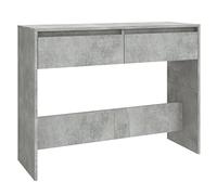 vidaXL Tavolo Consolle Grigio Cemento 100x35x76,5 cm in Truciolato