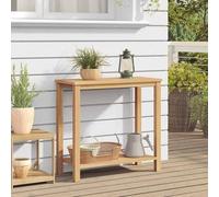 Tavolo consolle Marrone 85 x 35 x 75 cm Legno massello di teak