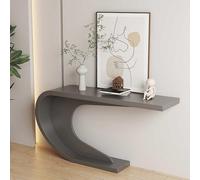 Tavolo consolle metà secolo con contenitore, tavolo da ingresso sottile per soggiorno, corridoio, atrio, dietro il divano