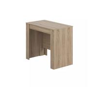 TAVOLO CONSOLLE MULTIPOSIZIONE ESTENSIBILE ROVERE 90X51X78 CM