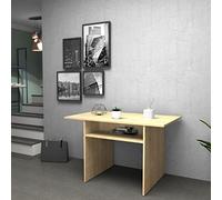 TAVOLO CONSOLLE RIPIEGABILE MOBILE INGRESSO ROVERE 120X35/70XH 76 CM + RIPIANO