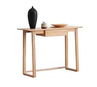 Tavolo consolle rustico con cassetto stretto ingresso tavolo d'accento per soggiorno finitura in legno naturale corridoio divano tavolo per arredamento casa