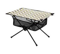 Tavolo corto pieghevole bianco oro modello compatto espandibile all'aperto grill tavolo con borsa per il trasporto per cucinare all'aperto picnic campeggio viaggio