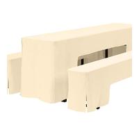 Tavolo Cover Bench Set Picnic Barbecue Esterno Festa Birra Tovaglia Poliestere