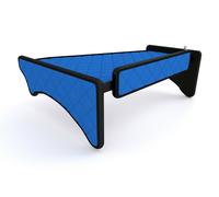 TAVOLO CRUSCOTTO BASSO CON LED CABINA LEGNO PER SCANIA SERIE R 2006>2016 BLU