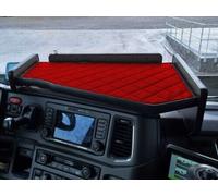 TAVOLO CRUSCOTTO CENTRALE LED CABINA LEGNO ROSSO PER SCANIA R S XT dal 2017>