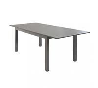 Tavolo Cuba Allungabile 150/210x90x75 h cm in Alluminio Taupe