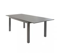 Tavolo Cuba Allungabile 150/210x90x75 h cm in Alluminio Taupe