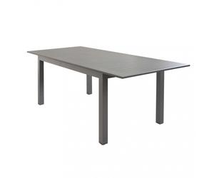 Tavolo Cuba Allungabile 150/210x90x75 h cm in Alluminio Taupe