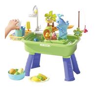 Tavolo Da Acqua Per Bambini - Set Da Gioco Per La Pesca Sensoriale, Giocattolo Per Attività Educative, Stazione 'acqua Corrente, Goco Estivo Interattivo, Uso Della Spiaggia Nel Patio, Supporto Pe