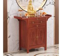 Tavolo da Altare, Altare del Buddha in Legno Massello, Palco per Preghiera Rettangolare, Intagliato A Mano, Supporto for Defunto/Buddista/Casa del Tè/ Spazio Spirituale(88*48.8cm/34.6*19.2in)