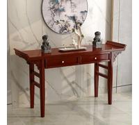 Tavolo da altare, armadietto per preghiera buddista con 2 cassetti e console portaoggetti per soggiorno, camera da letto, ufficio, bagno, 119 cm