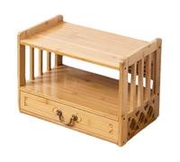 Tavolo da altare Buddha - Armadio a doppio strato con cassetto, Santuario di meditazione per Puja e Santuari personali Altari