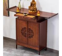 Tavolo da altare buddista, base per ingresso in bambù, armadietto in stile cinese, supporto per statua di Buddha con cassetti, santuario domestico con funzione di sto 80*40*100cm/31.5*15.7*39.4inches