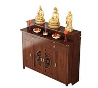 Tavolo da altare buddista in bambù, con funzione di stoccaggio, mobile da altare per meditazione in stile cinese, adatto per la preghiera, la consapevolezza e la pratica personale 160cm/63 inches