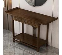 Tavolo da altare cinese per meditazione con contenitore estraibile, versatile supporto per preghiera per santuari domestici, salotti e templi