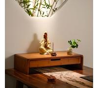 Tavolo da Altare con mobiletto portaoggetti, Tavolo da Meditazione, santuario in Stile Cinese retrò per Case, templi, Sale ancestrali (40 cm/15,7 Pollici)