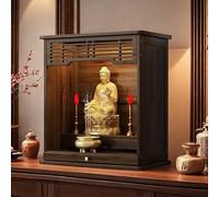 Tavolo Da Altare for Santuario, Altare da Meditazione con Contenitore, for Relax, Preghiere, Divinazione, Culto, Decorazione For La Casa Del Santuario Buddista Wiccan(71*42*70cm/28*16.5*28in)
