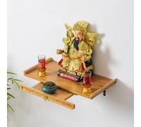 Tavolo da altare in bambù, da parete, Santuario personale per il Giorno dei Morti, Guanyin, dio della ricchezza, supporto per incenso e meditazione