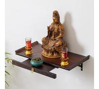 Tavolo da altare in bambù, da parete, Santuario personale per il Giorno dei Morti, Guanyin, dio della ricchezza, supporto per incenso e meditazione