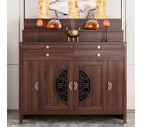 Tavolo da altare in legno con contenitore per meditazione e preghiera, decorazione per la casa, spazio spirituale ritiro
