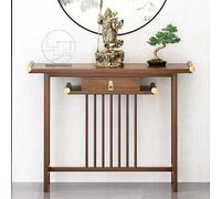 Tavolo da Altare Ofrenda con Cassetto, Supporto in Legno per Statua del Buddha, Mobiletto per la Preghiera con Cassetto Portaoggetti, per Adorazione,Divinazione(100*42*88cm/39.5*16.5*31.6in)