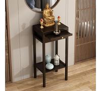 Tavolo Da Altare Ofrenda Con Cassetto, Tavolo da Meditazione, Tavolo da Altare Spirituale in bambù, per offrire casa e preghiera, tavolo tributo buddista e mensola(50*30*101cm/20*12*39.8in)
