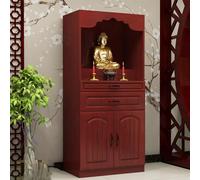 Tavolo da altare per meditazione con cassetti portaoggetti e tavola estraibile per preghiere, rituali e divinazione