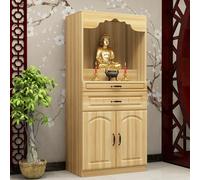 Tavolo da altare per meditazione con cassetti portaoggetti e tavola estraibile per preghiere, rituali e divinazione