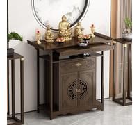 Tavolo da altare per meditazione, nicchia personale di Buddha, in legno, per angolo di preghiera in soggiorno, santuari e templi
