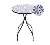 Tavolo da balcone metallo nero ø 60 cm CAMPRENA