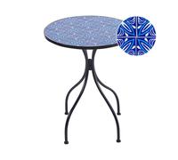 Tavolo da balcone metallo nero ø 60 cm CIGLIANO