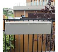 Tavolo da balcone regolabile da appendere all'esterno, pieghevole, resistente alle intemperie, tavolo da giardino salvaspazio scrivania da giardino regolabile in altezza a 5 posizioni perfetto per