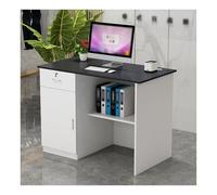 Tavolo da banco da banco per negozi di abbigliamento per negozi di bellezza salò e check-out per hotel, top grigio 100 cm, soluzione elegante e funzionale per display