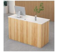 Tavolo da banco moderno per ufficio e salone, Elegante stazione di cassa della reception, 80x80CM Welcome Desk, Mobili da ricevimento al dettaglio contemporanei