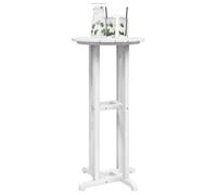 Tavolo Da Bar Bianco 55 X 55 X 107 Cm Polietilene