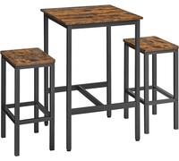 Tavolo da Bar con Sgabelli, Tavolo da Pranzo con 2 Sgabelli, Tavolo Cucina 60 x