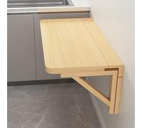 Tavolo da bar pieghevole per la colazione con staffe, montaggio a parete, salvaspazio, pieghevole, per cucina e sala da pranzo, per piccoli spazi, tavolo sospeso per lavanderia, 78,7 x 30,5 cm, piano